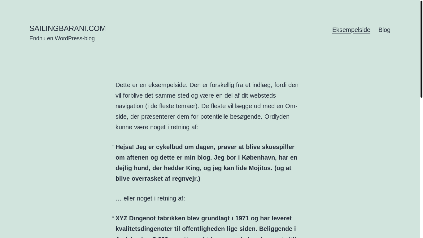 the desktop screenshot of sailingbarani.com
