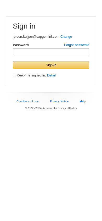 the mobile screenshot of amazon.verifiedsender.net