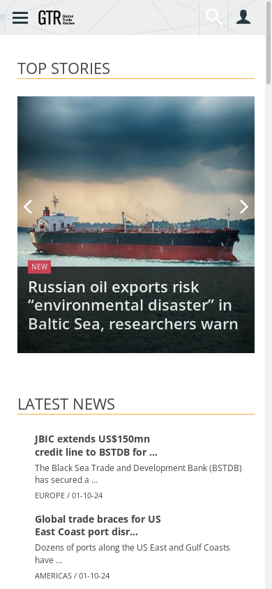 the mobile screenshot of www.gtreview.com