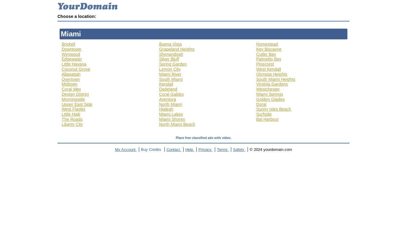 the desktop screenshot of www.yourdomain.com
