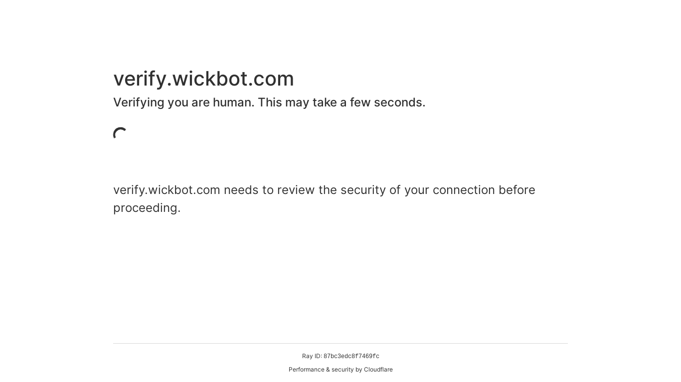 the desktop screenshot of verify.wickbot.com