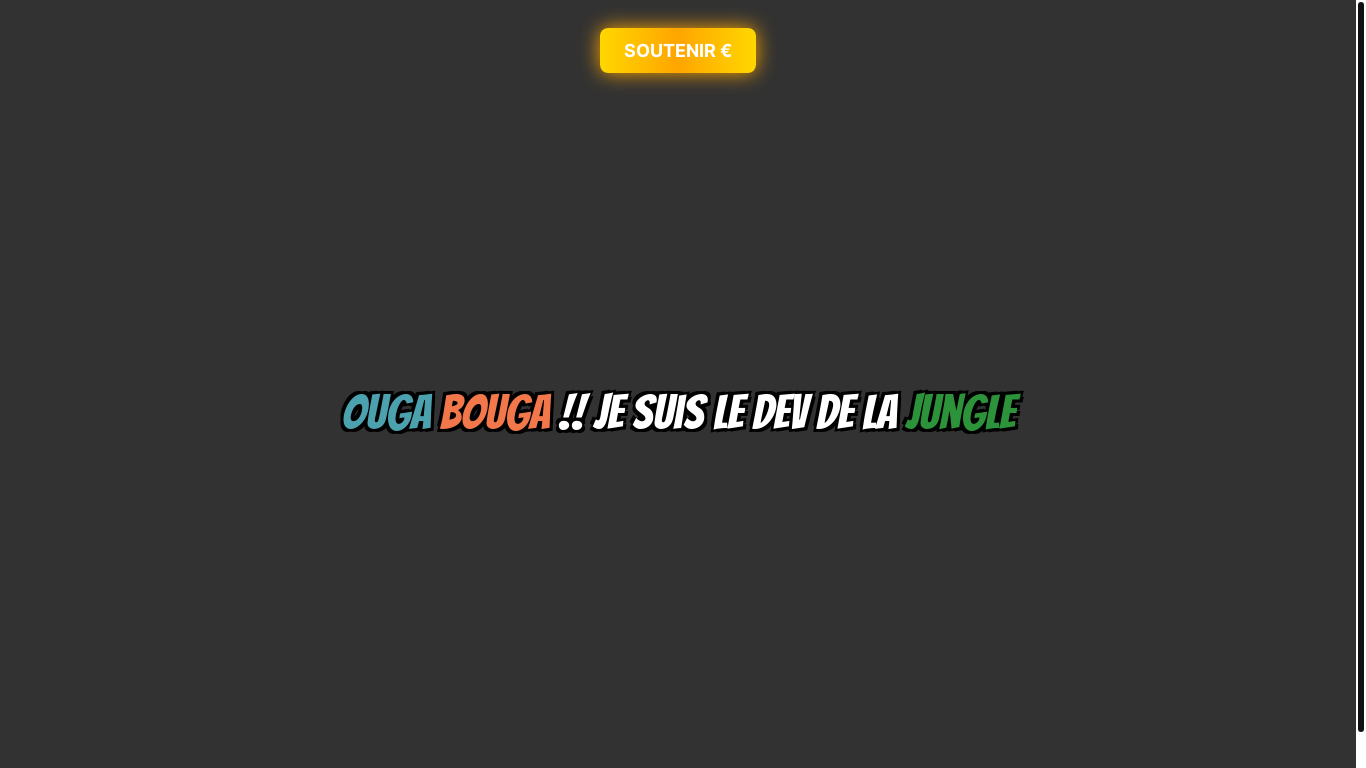 the desktop screenshot of ledevdelajungle.fr