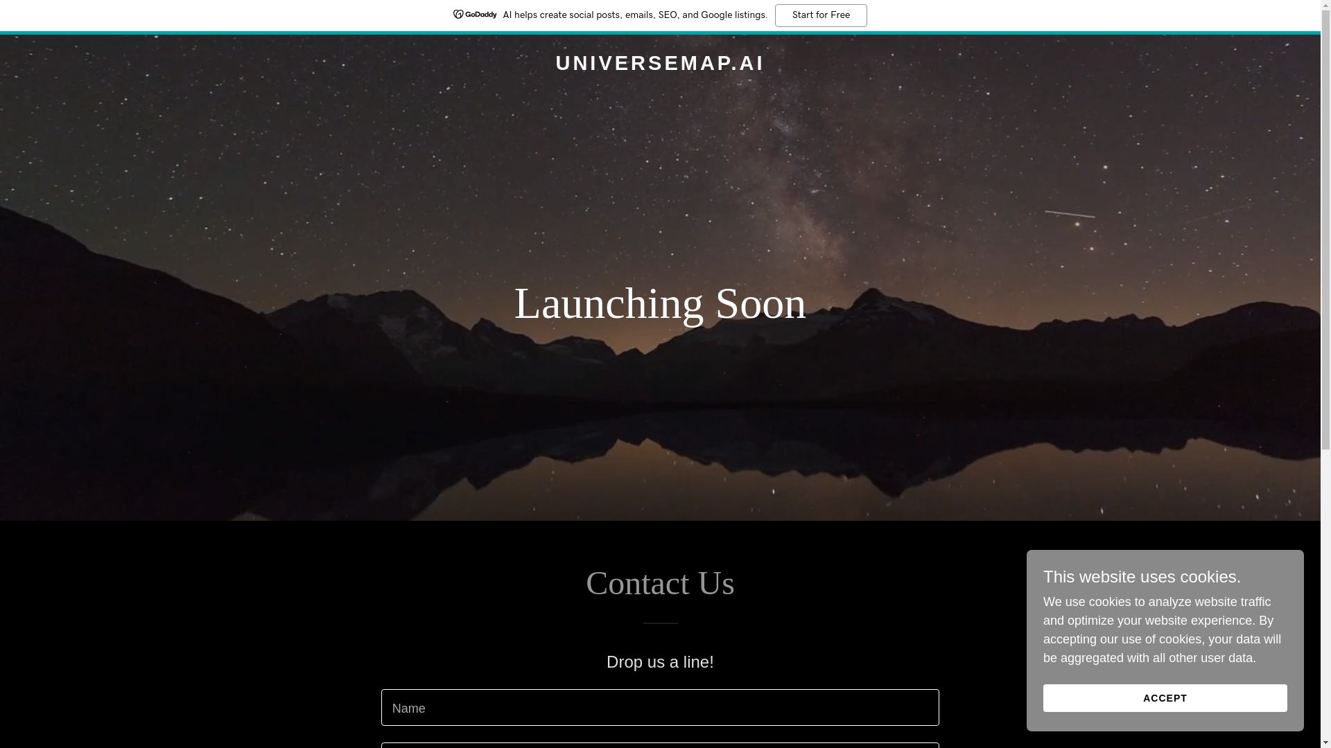 the desktop screenshot of universemap.ai