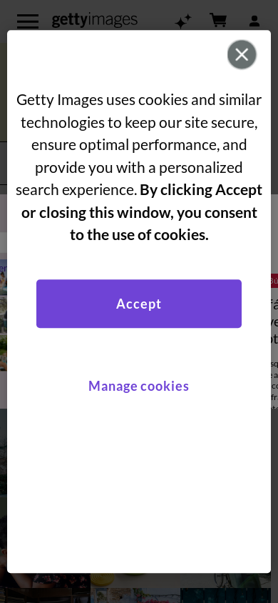 the mobile screenshot of www.gettyimages.es
