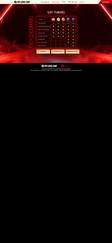 the mobile screenshot of fc-member-garena.vn
