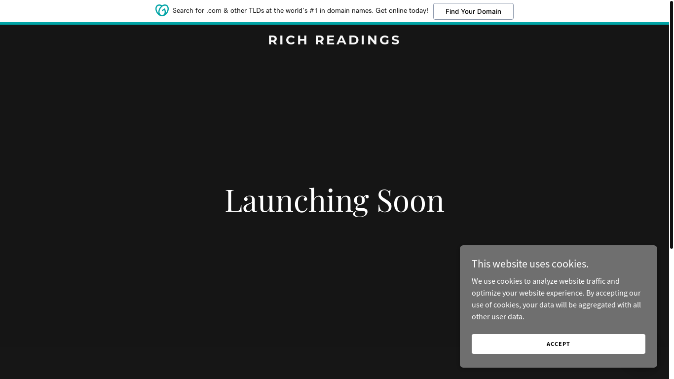 the desktop screenshot of richreadings.com