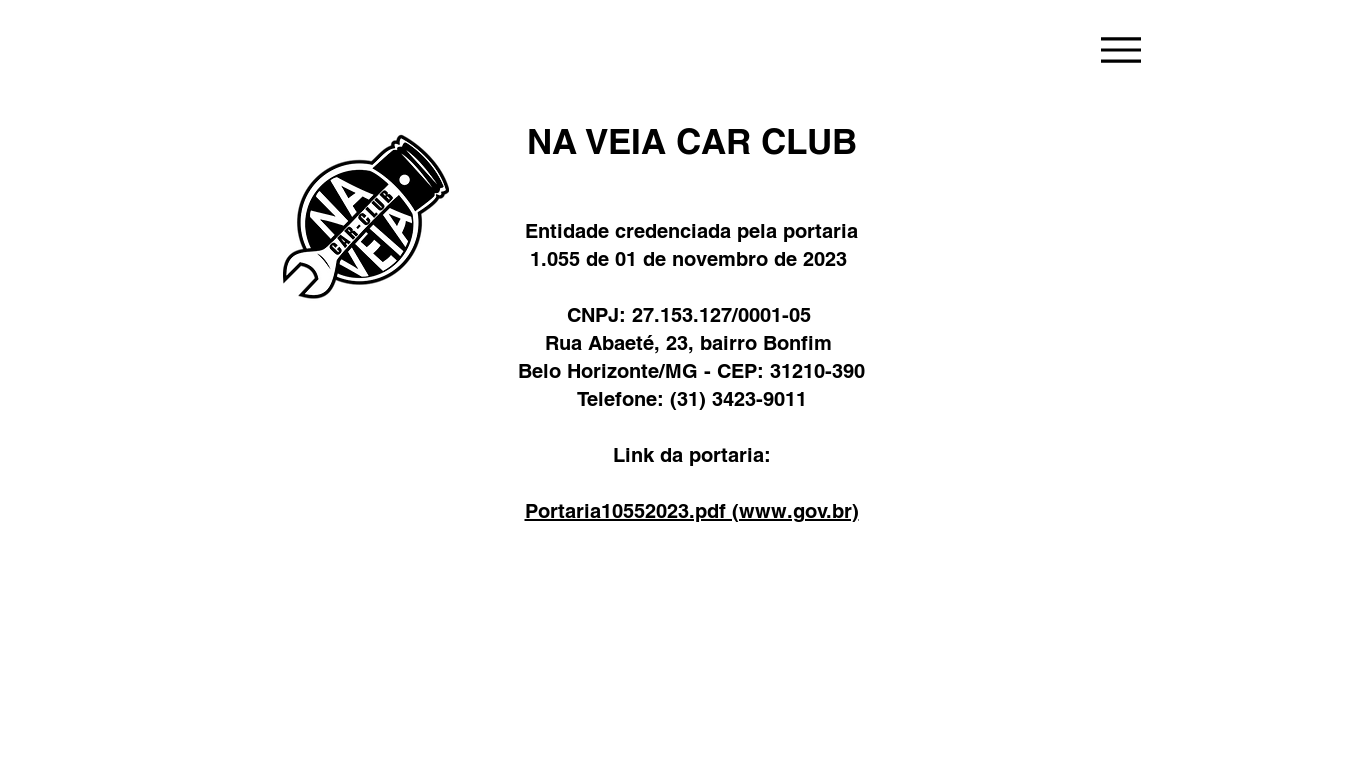 the desktop screenshot of www.naveiacarclub.net