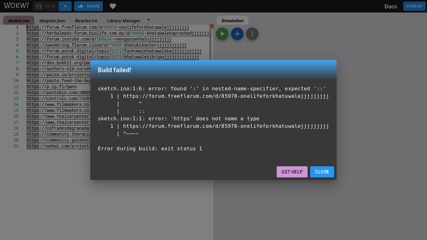 the desktop screenshot of wokwi.com
