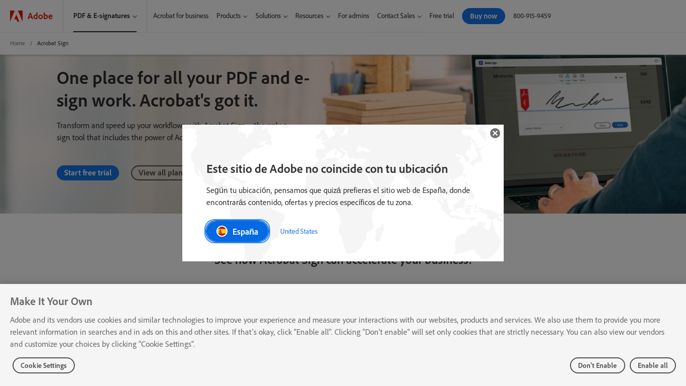 the desktop screenshot of www.adobe.com