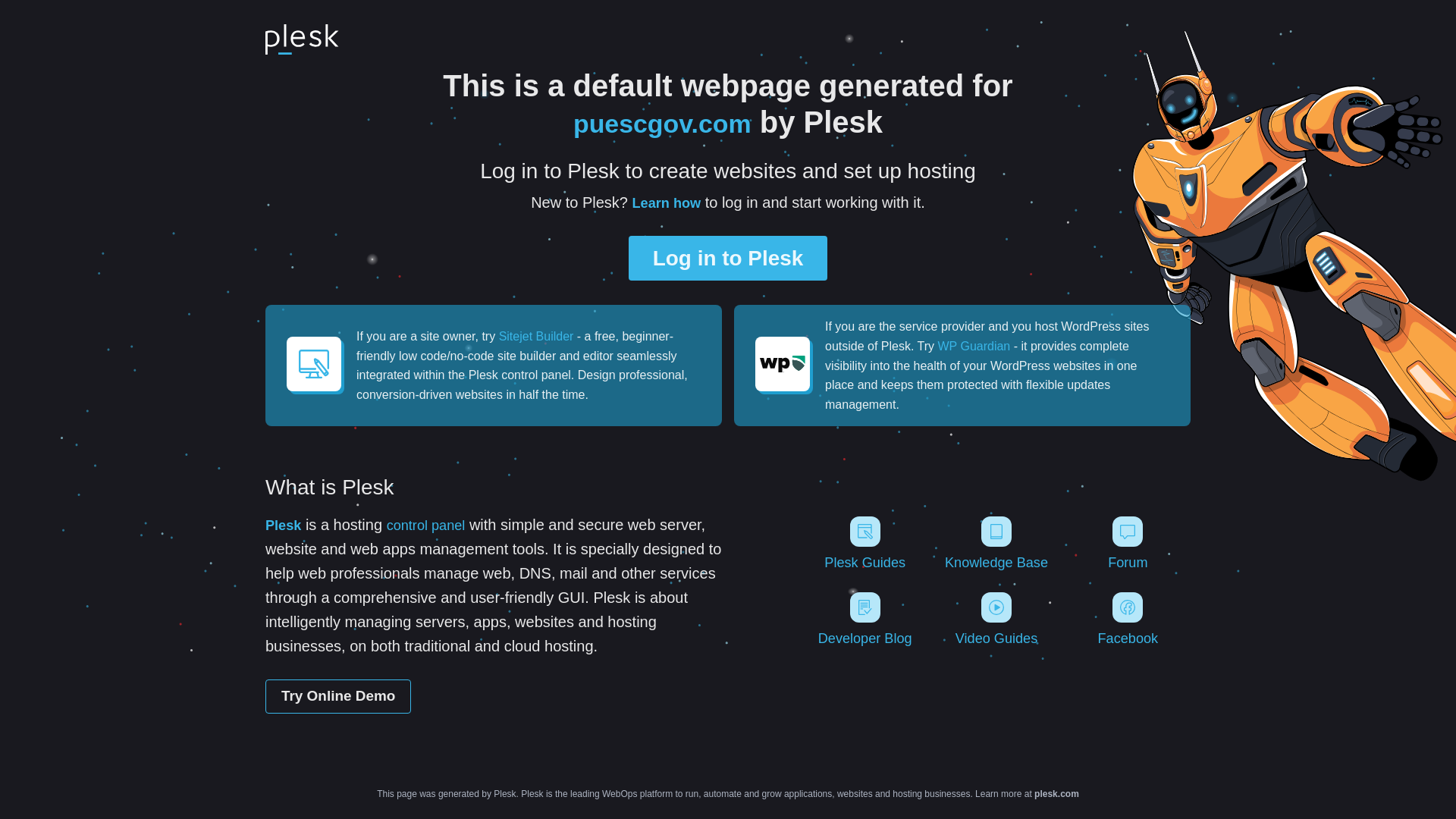 Domain Default page - URL Scan Results | Tiny Scan
