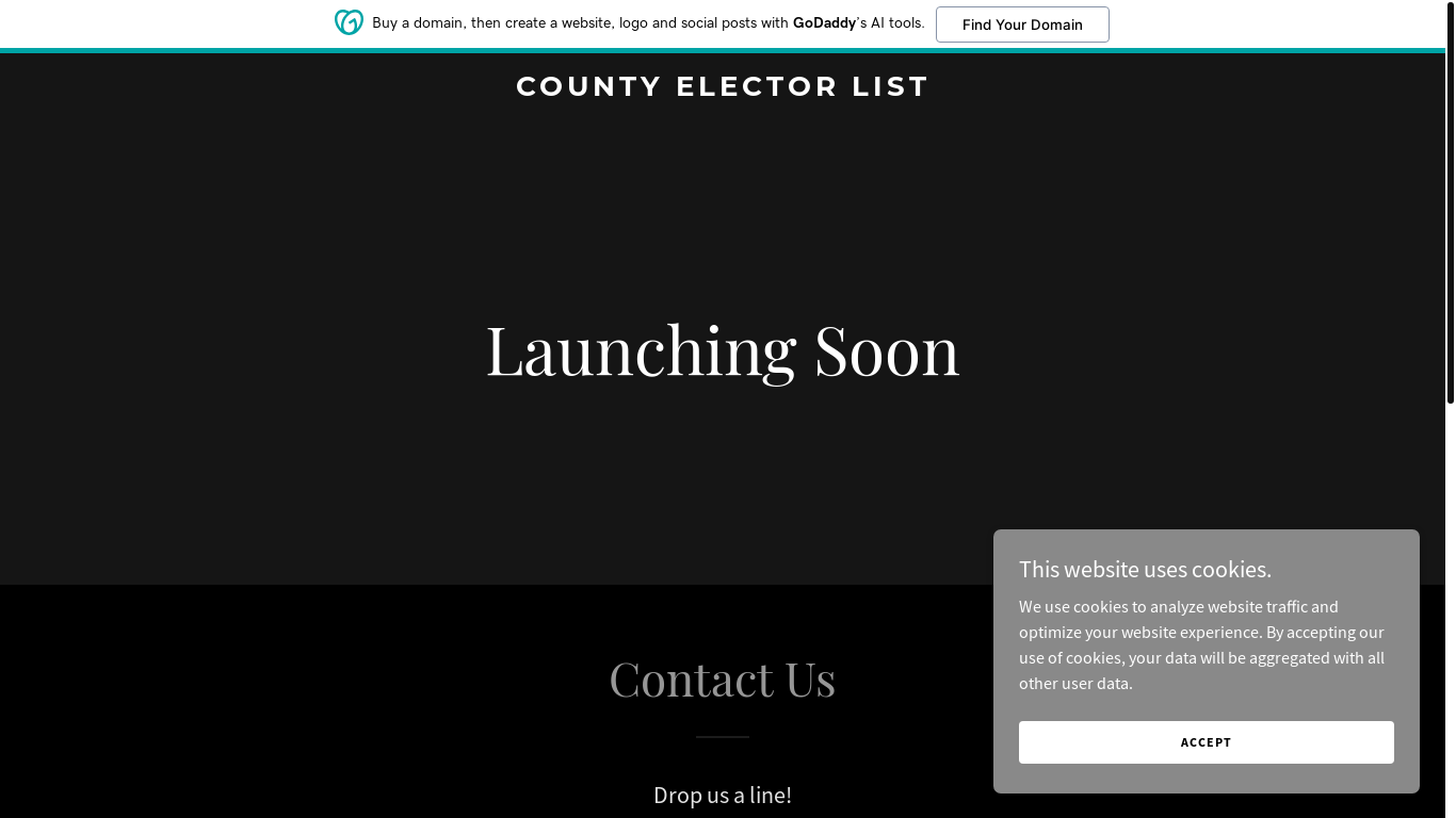 the desktop screenshot of countyelectorlist.us