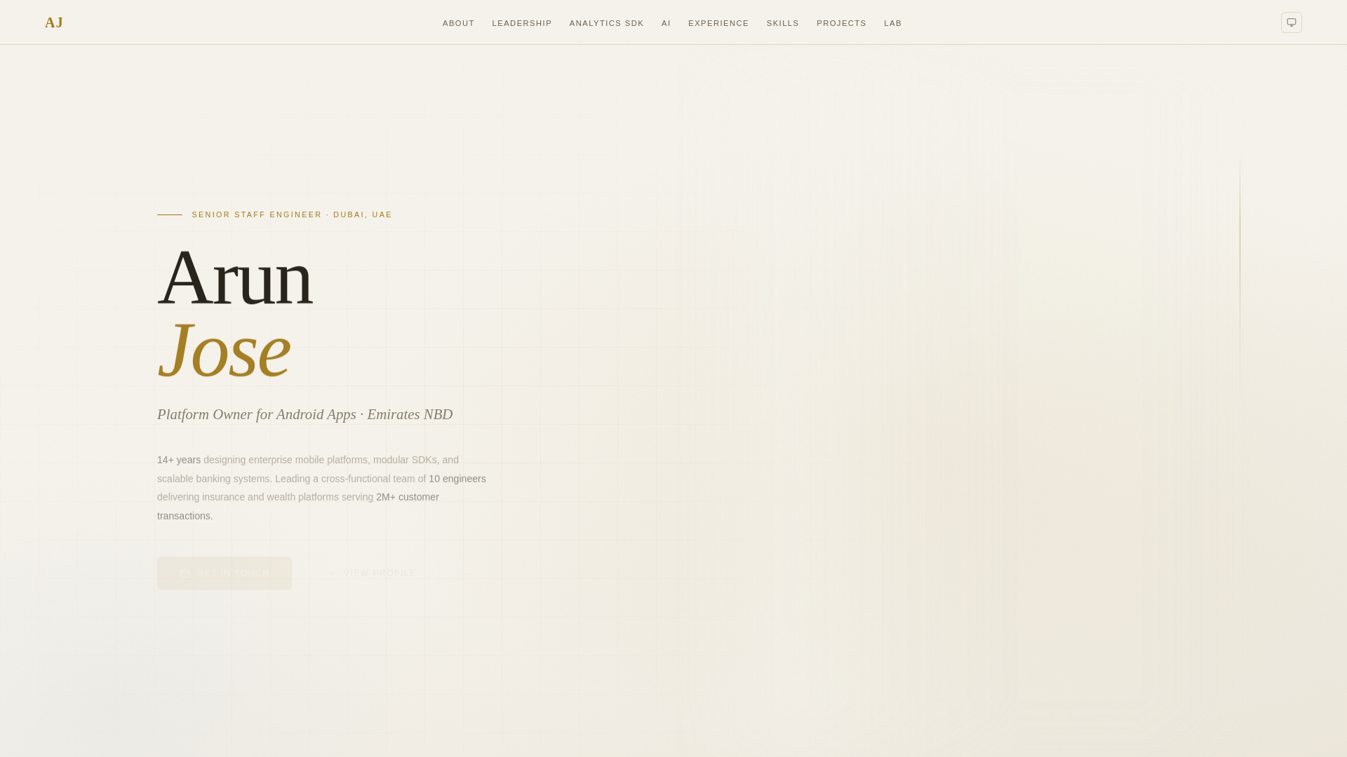 Arun Jose — Senior Staff Engineer - URL Scan Results | Tiny Scan