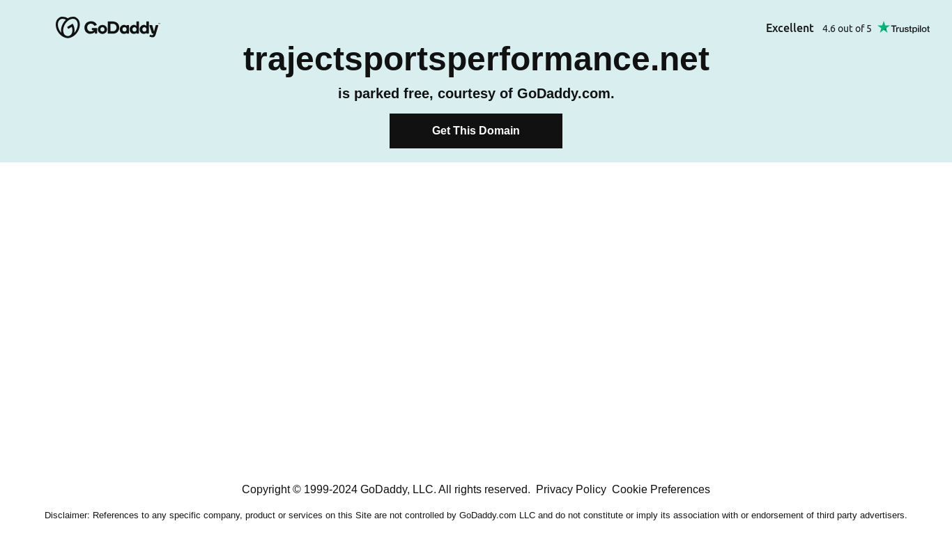 the desktop screenshot of trajectsportsperformance.net