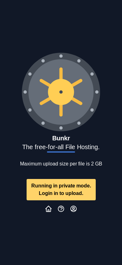 the mobile screenshot of bunkr.ws