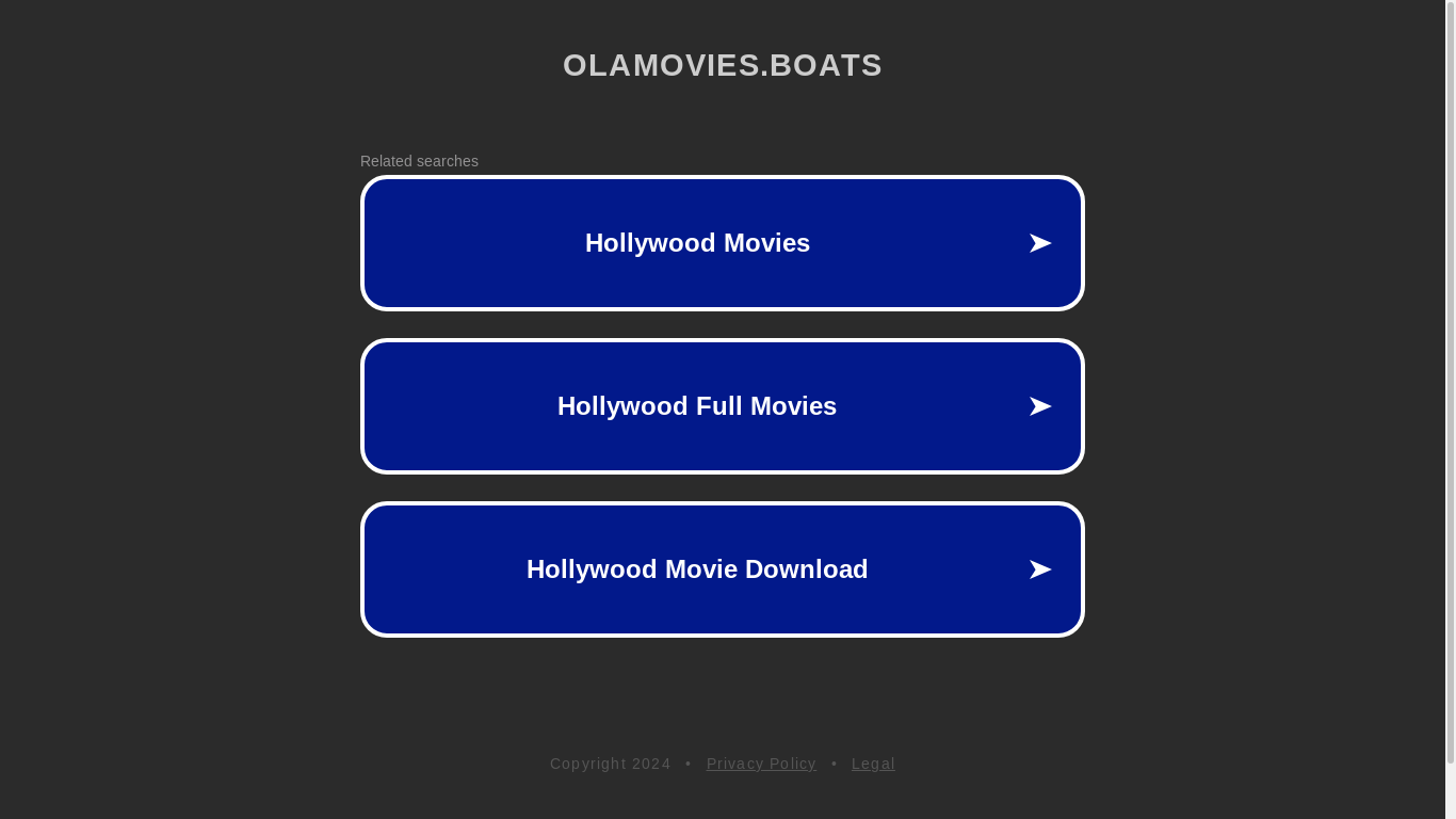 the desktop screenshot of olamovies.boats