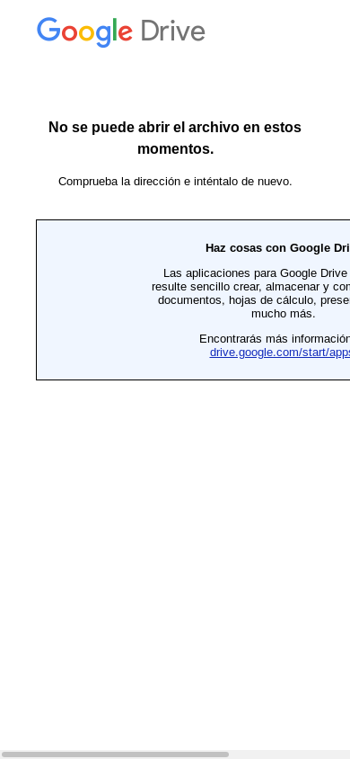the mobile screenshot of drive.google.com