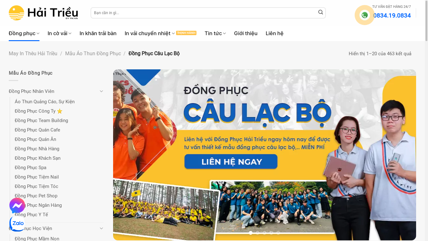 the desktop screenshot of haitrieu.com