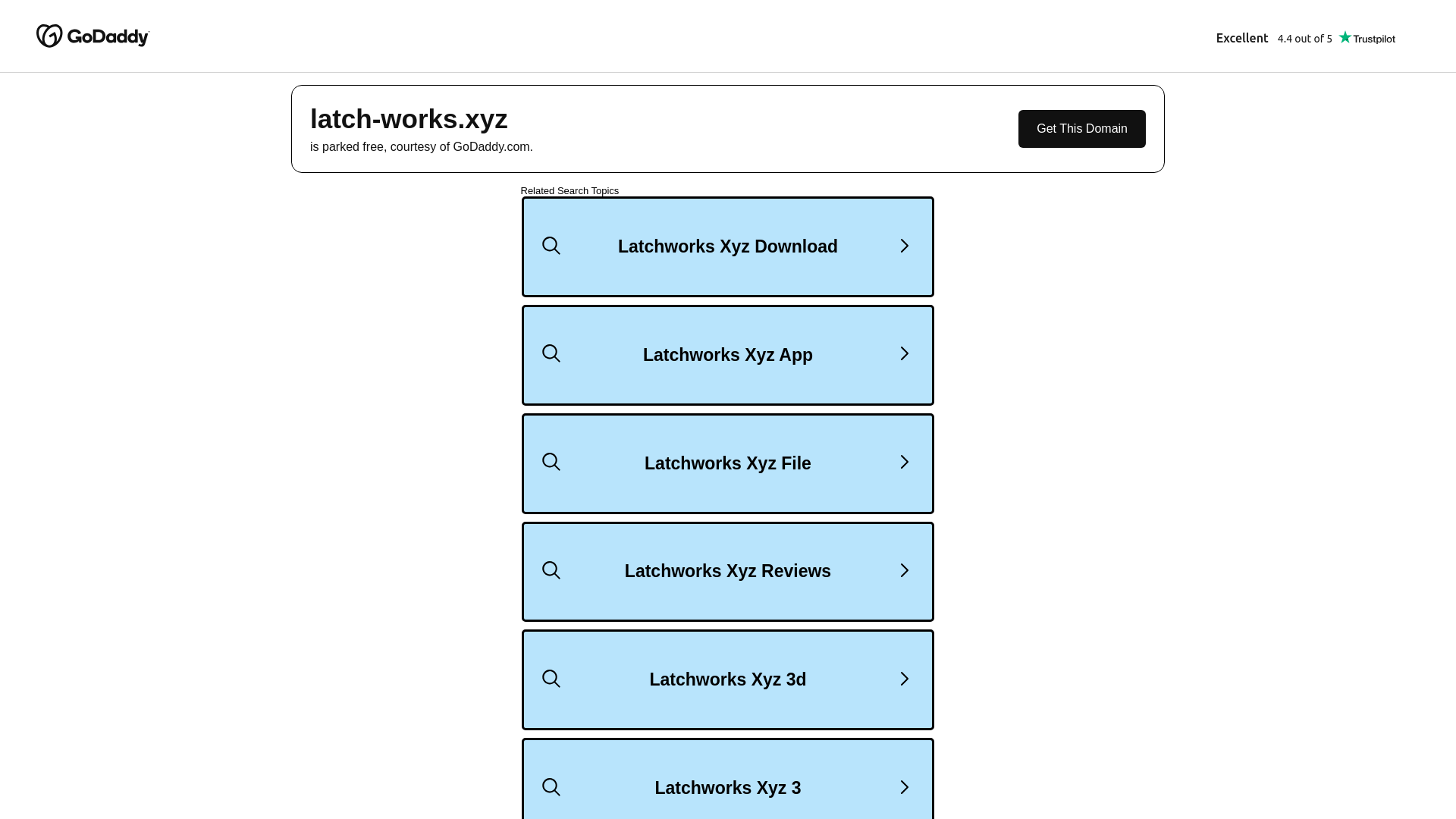 https://latch-works.xyz/lander - URL Scan Results | Tiny Scan