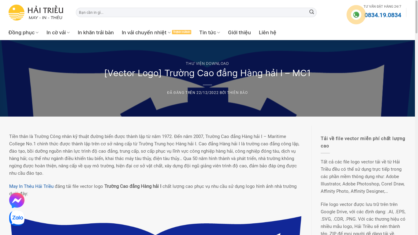 the desktop screenshot of haitrieu.com