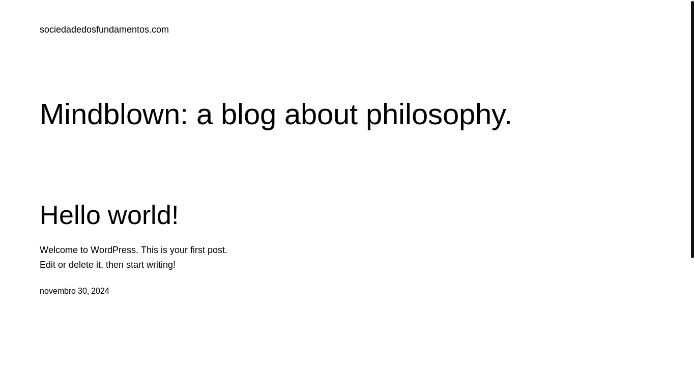 the desktop screenshot of sociedadedosfundamentos.com