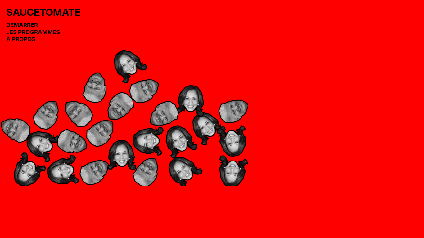 the desktop screenshot of saucetomate.xyz