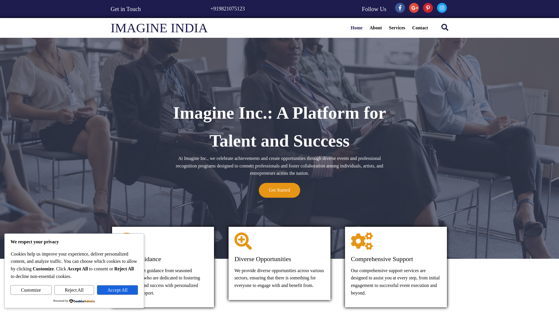 Home - imagine India - URL Scan Results | Tiny Scan
