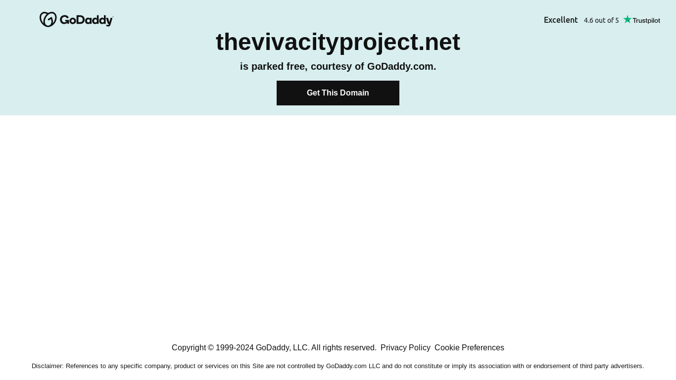 the desktop screenshot of thevivacityproject.net