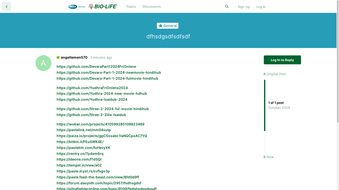 the desktop screenshot of herbalmeds-forum.biolife.com.my