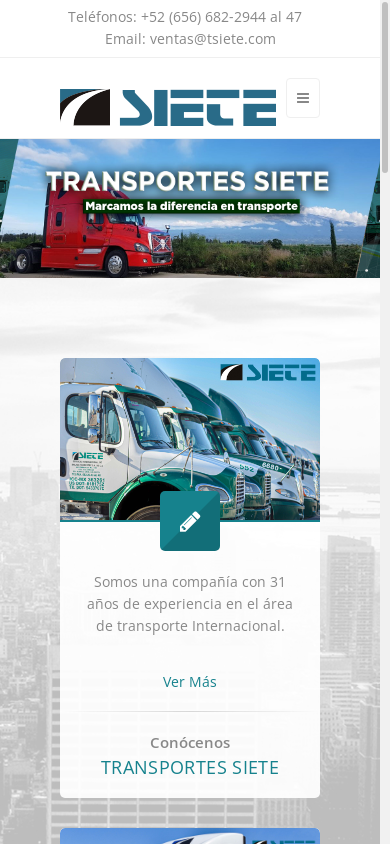 the mobile screenshot of tsiete.mx