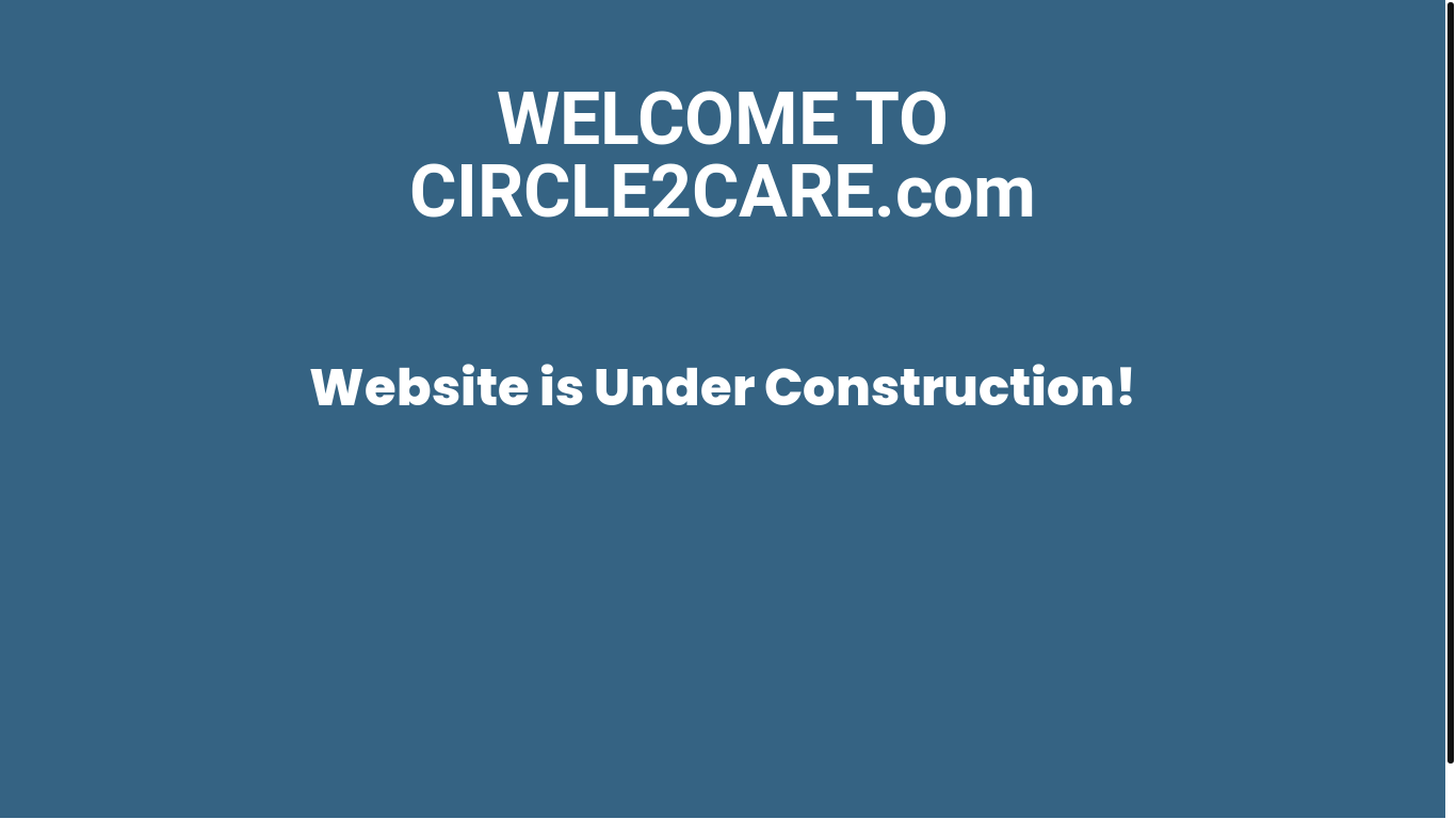 the desktop screenshot of circle2care.com