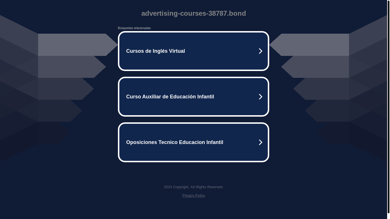 the desktop screenshot of advertising-courses-38787.bond