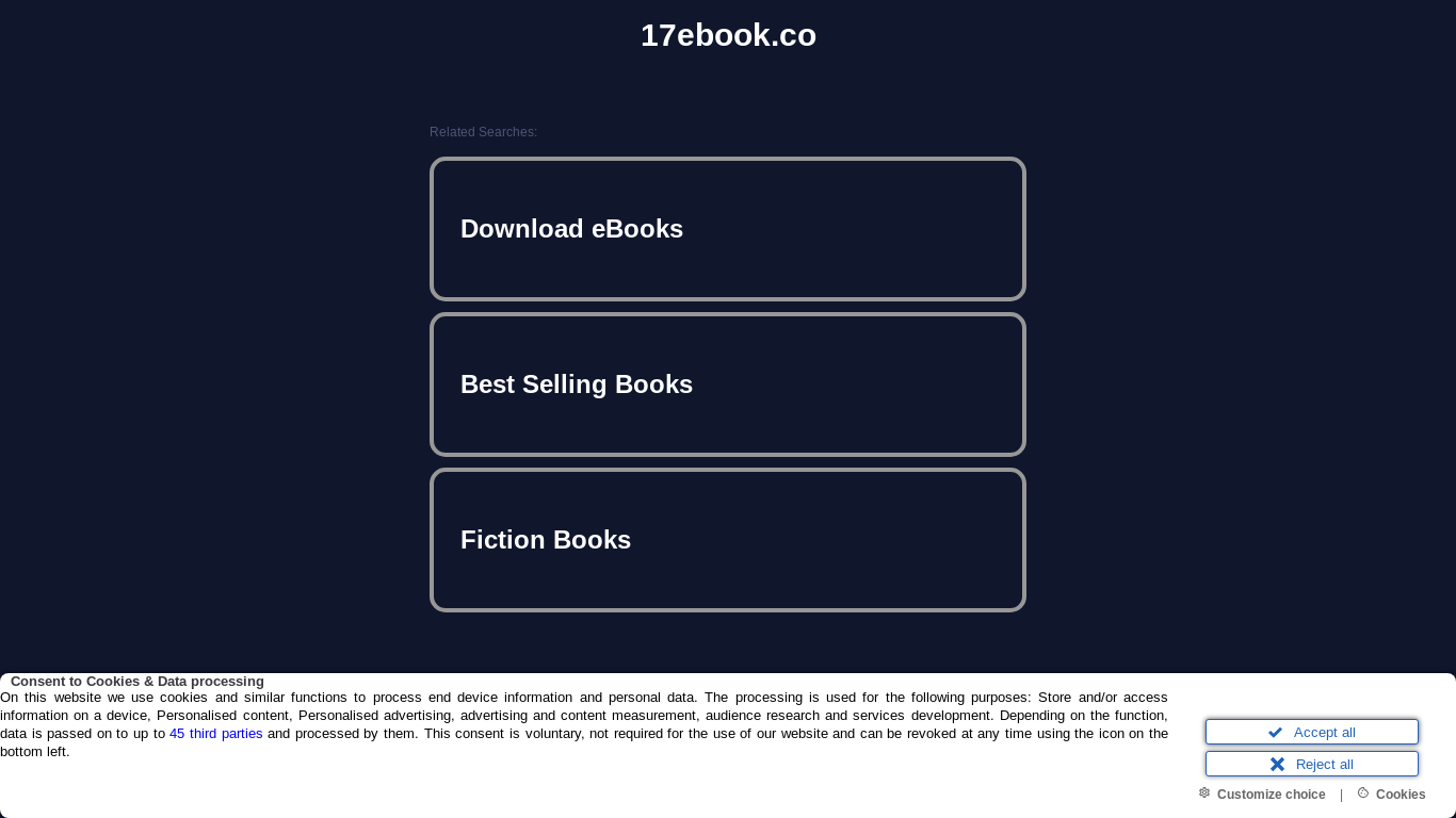 the desktop screenshot of ww17.17ebook.co