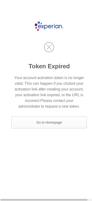 the mobile screenshot of sso-uk.secure.experian.com