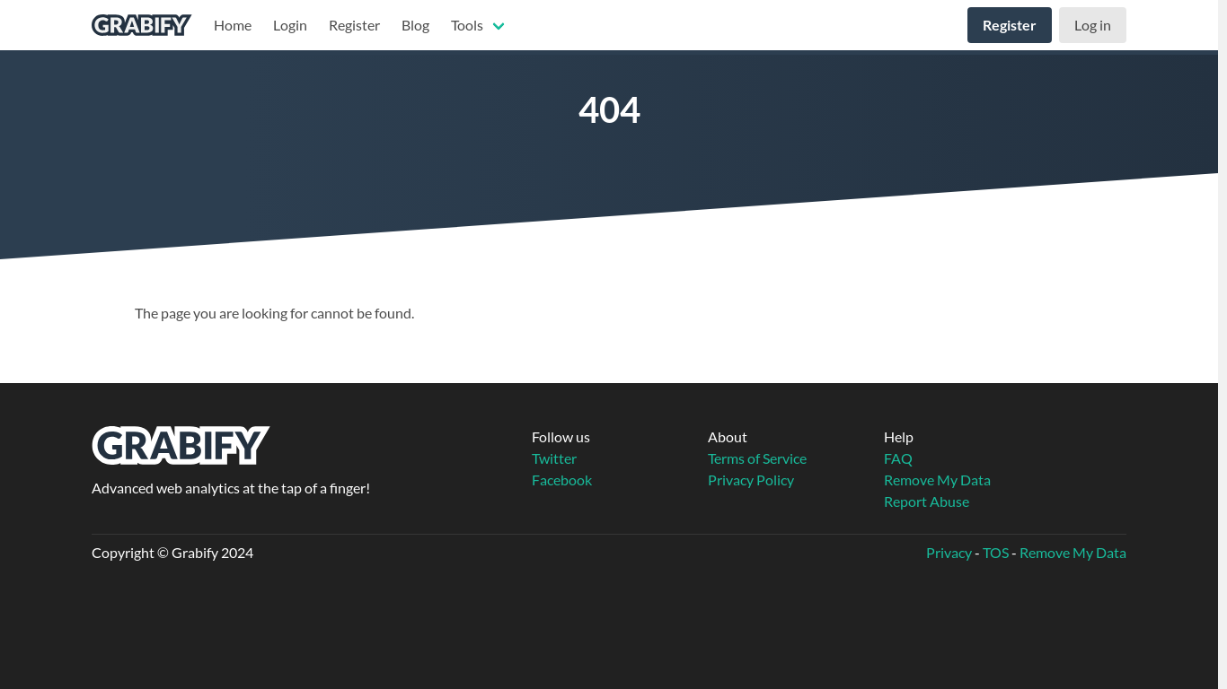 the desktop screenshot of grabify.link