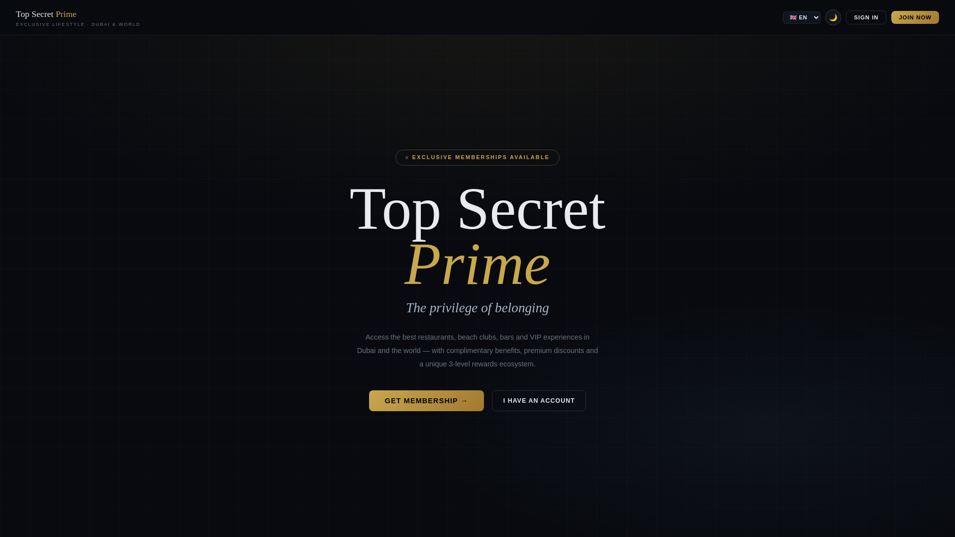 Top Secret Prime — Exclusive Lifestyle - URL Scan Results | Tiny Scan