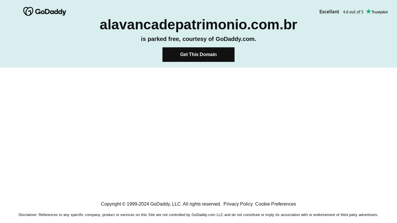 the desktop screenshot of alavancadepatrimonio.com.br