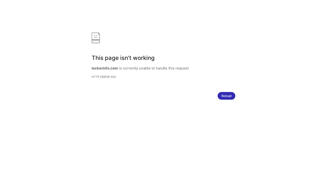 the desktop screenshot of lockerinfo.com