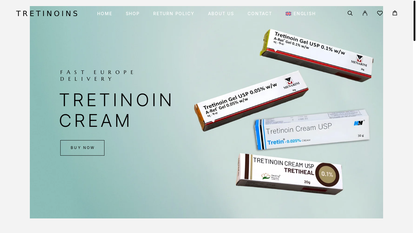 the desktop screenshot of tretinoins.com