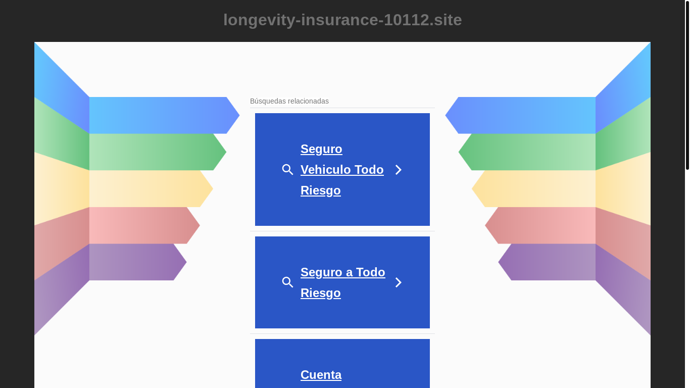 the desktop screenshot of longevity-insurance-10112.site