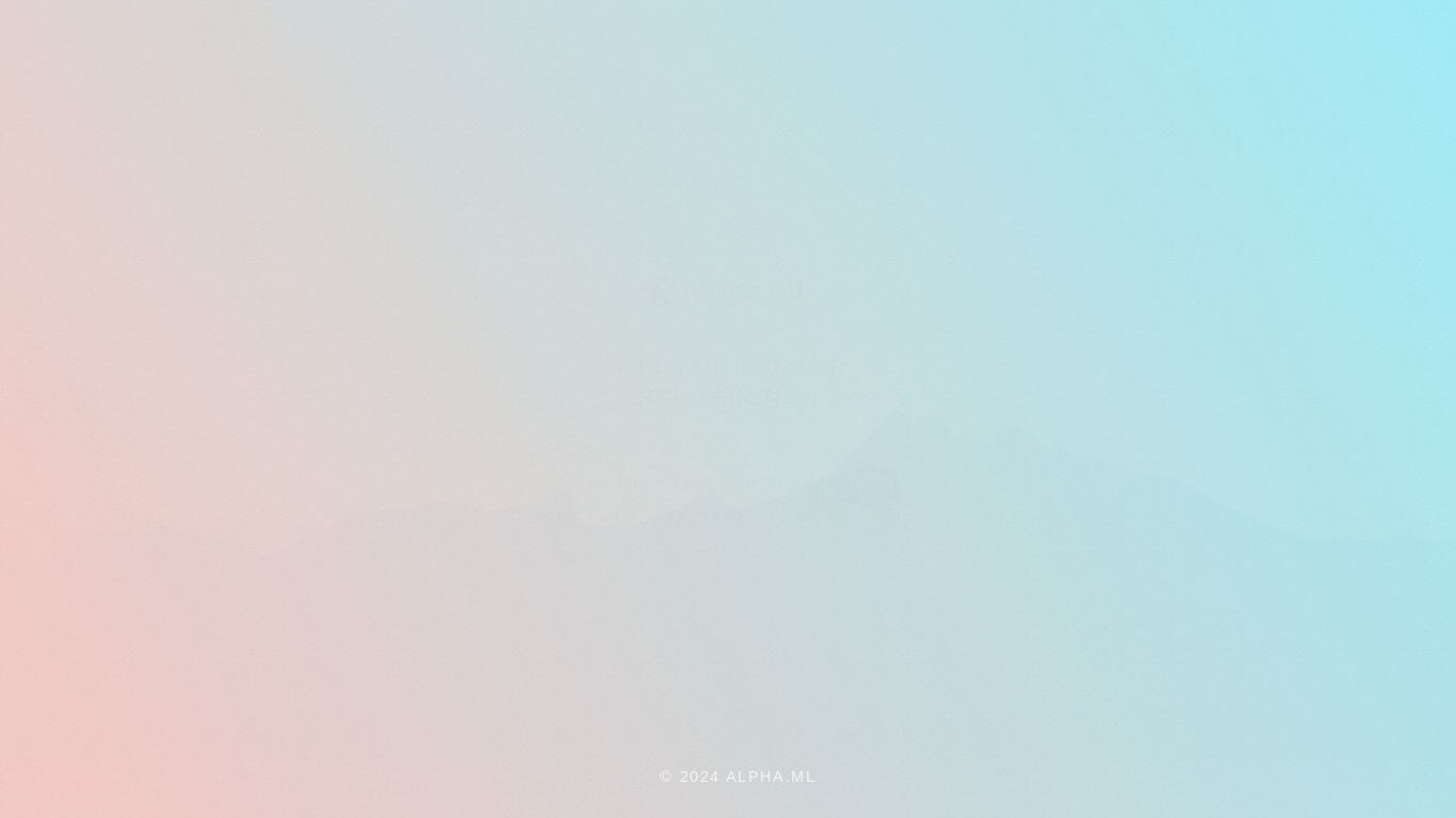 the desktop screenshot of alpha.ml