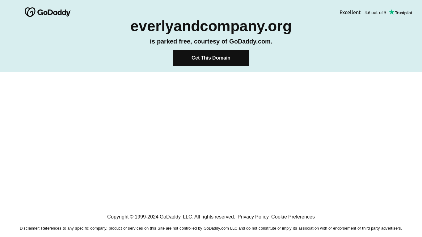 the desktop screenshot of everlyandcompany.org