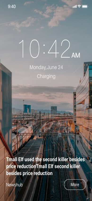 the mobile screenshot of lockscreen.cc