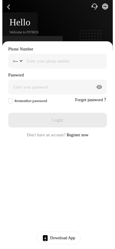 the mobile screenshot of h5.pitsp.com