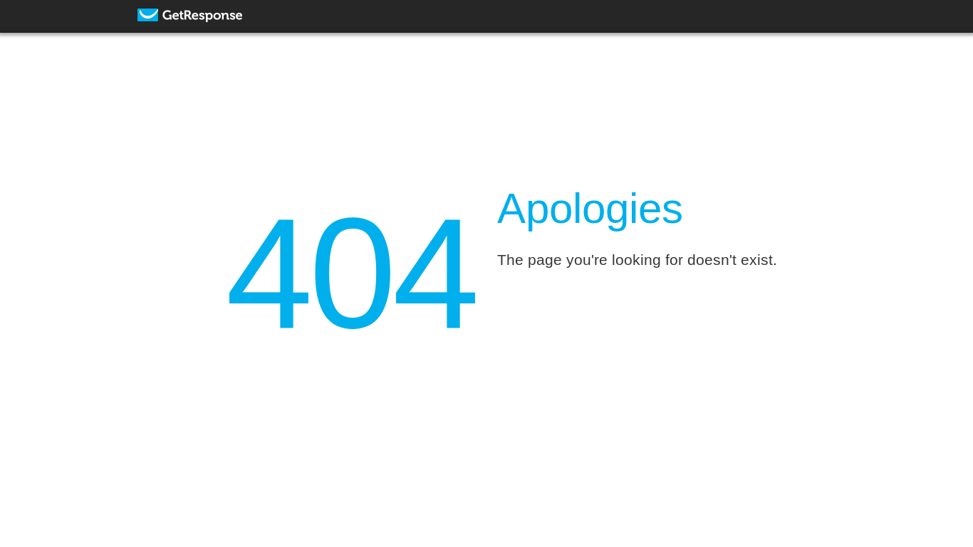 the desktop screenshot of app.getresponse.com
