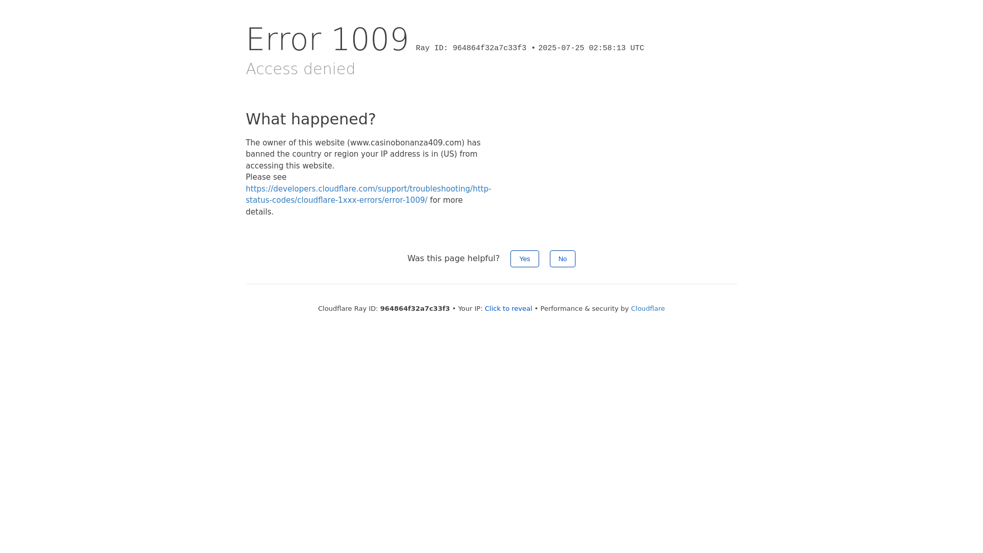 the desktop screenshot of www.casinobonanza409.com