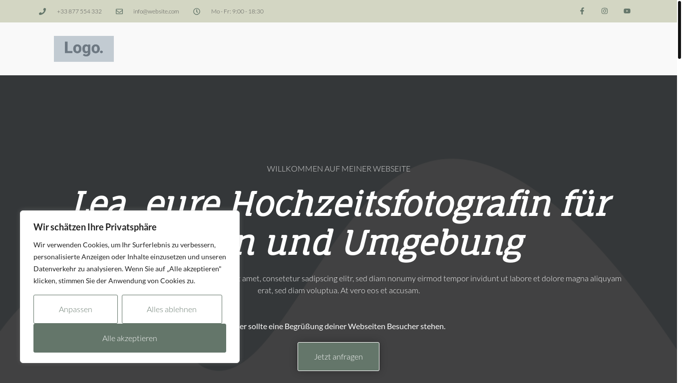 the desktop screenshot of dalin-hochzeitsplanung.de
