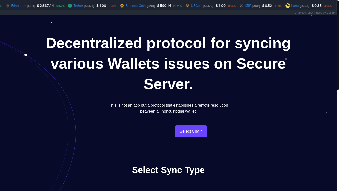 the desktop screenshot of dappmainhub.vercel.app