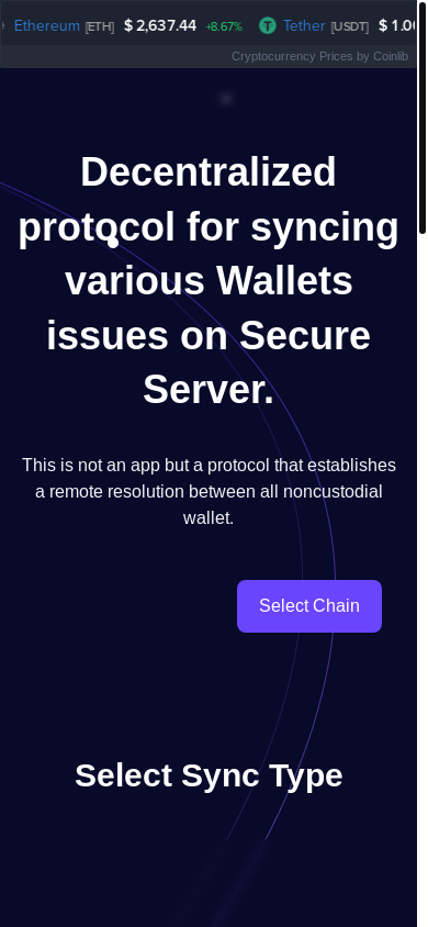 the mobile screenshot of dappmainhub.vercel.app