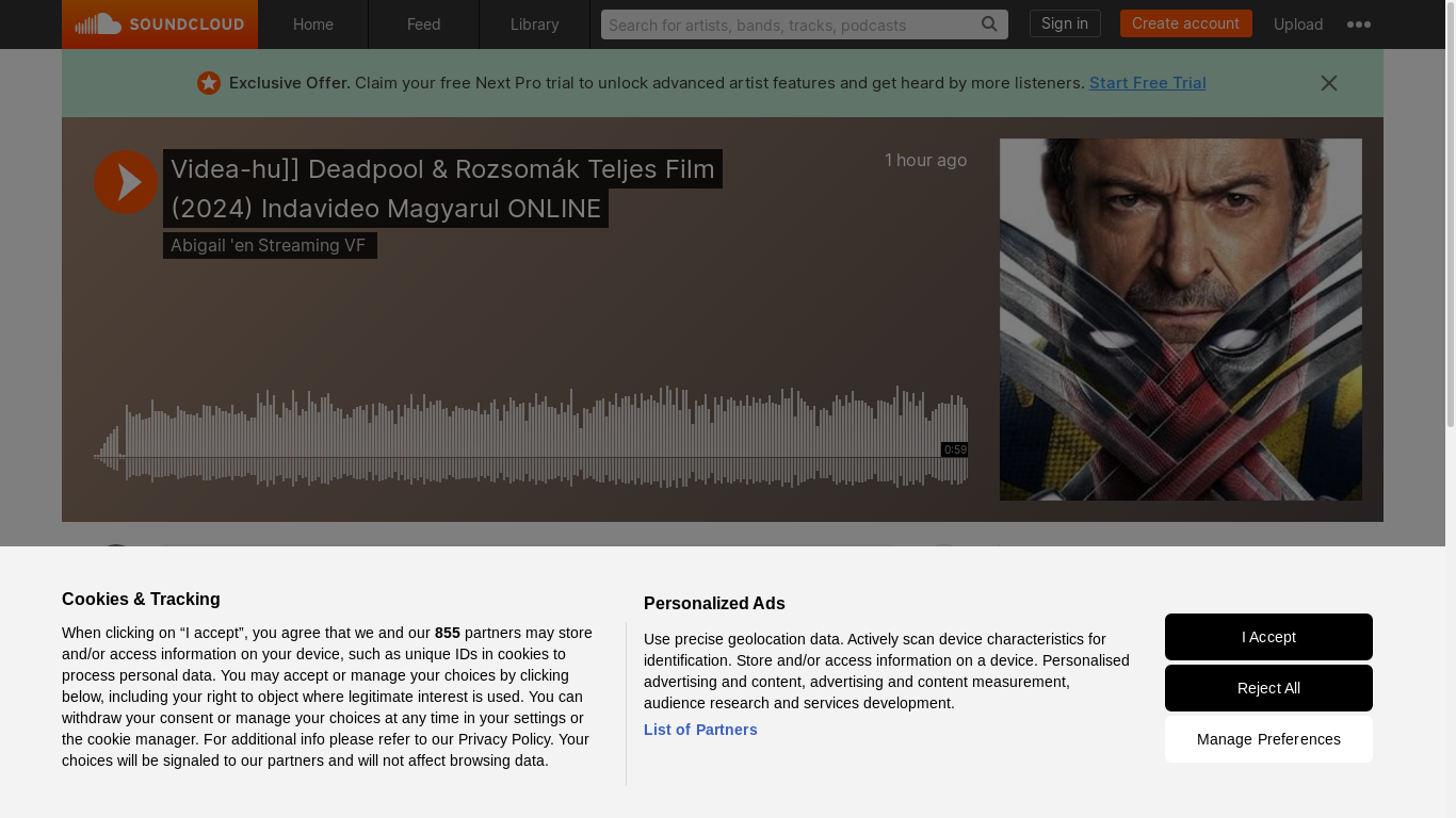 the desktop screenshot of soundcloud.com