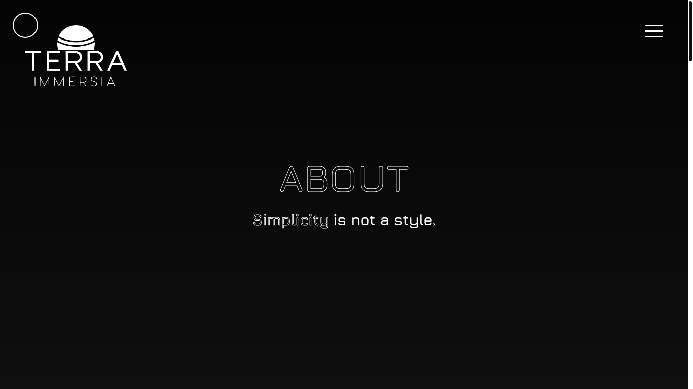 the desktop screenshot of terra-immersia.gr